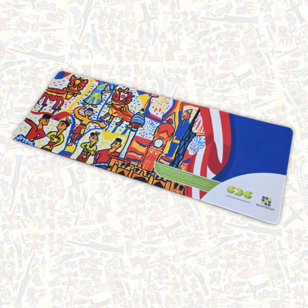 INKlusif campaign collection featuring a desk mat.