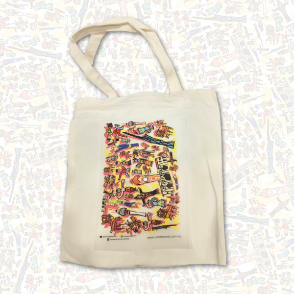 INKlusif campaign collection featuring a tote bag.