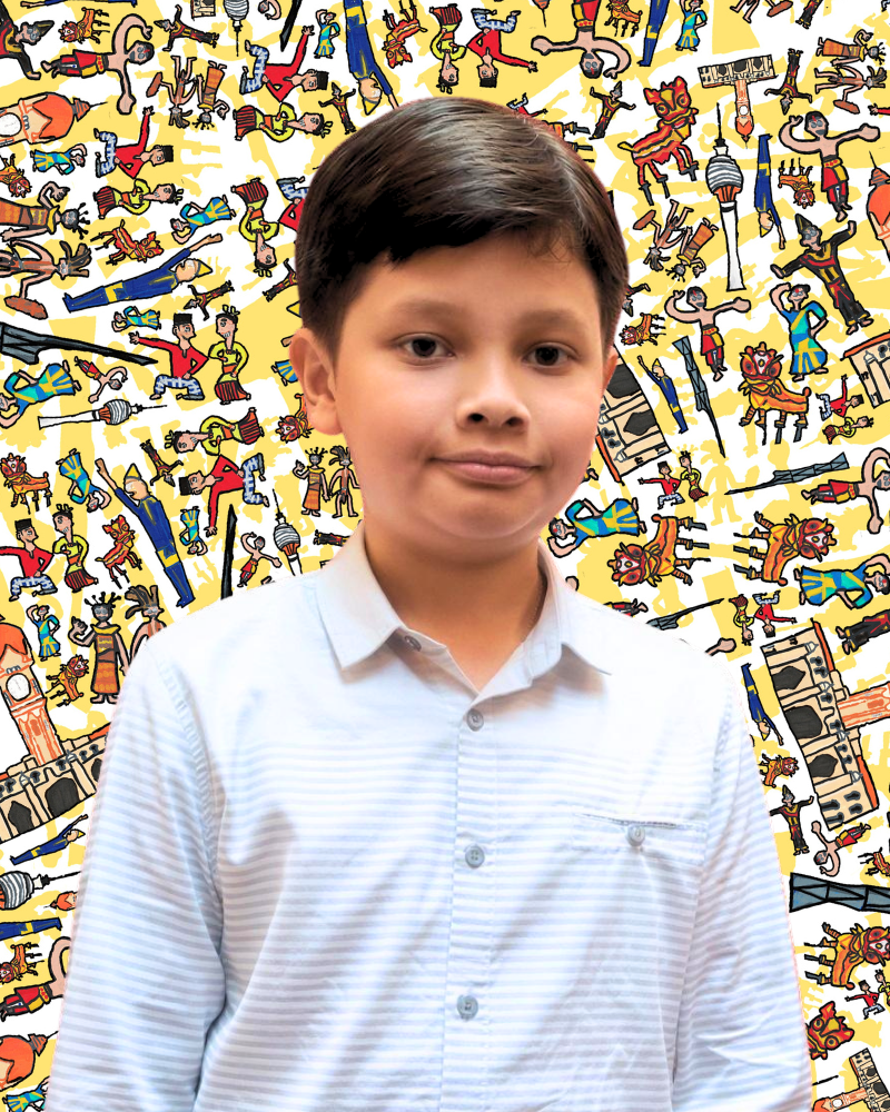 Mu’az Z, a featured artist in the INKlusif campaign.