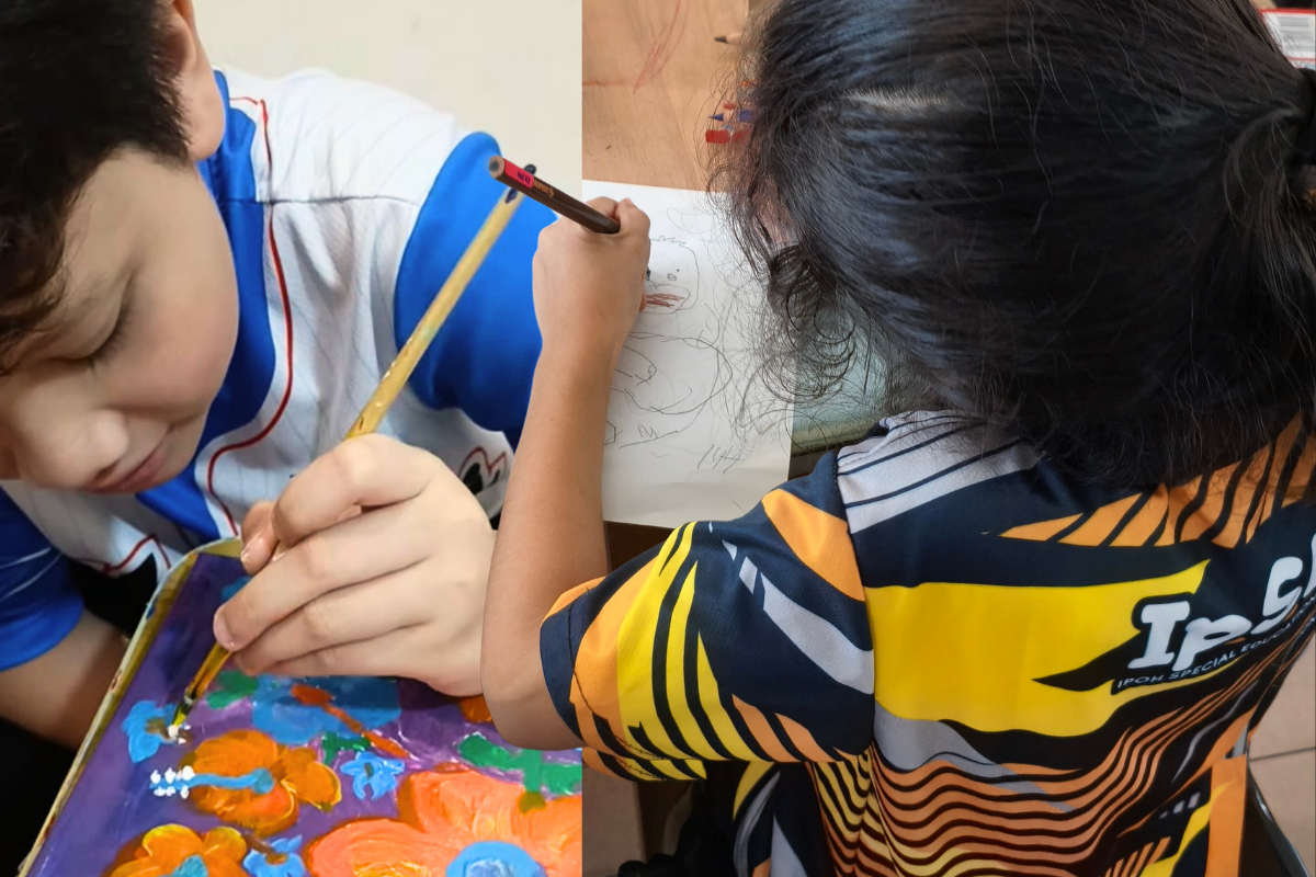 Artwork details showing individual expression and shared creation in the INKlusif campaign.